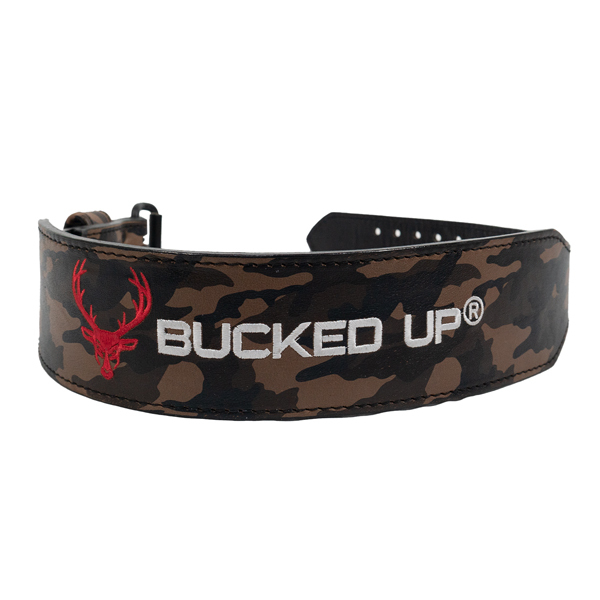 Soft Leather Lifting Belt Bucked Up